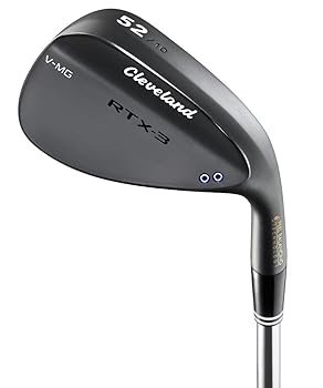 【中古】Cleveland GOLF(クリーブランドゴルフ) RTX-3 BLADE ウエッジ ブラックサテン仕上げ 52-10 ダイナミックゴールドシャフト S200 ロフト角:52度|AJIMURA-SHOP