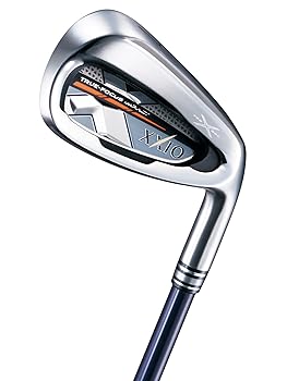 【中古】DUNLOP(ダンロップ) XXIO X ゼクシオ テン アイアン 単品 MP1000 シャフト カーボン メンズ 右 ネイビー ロフト角:49度 番手:AW フレックス:SR|AJIMURA-SHOP