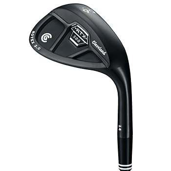 【中古】Cleveland GOLF(クリーブランドゴルフ) 588 ローテックス 2.0 キャビティタイプ ブラックサテンウェッジ 60-12 ダイナミックゴールドシャフト S2