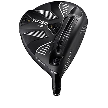 【中古】【未使用】本間ゴルフ ドライバー T//WORLD TW757 TYPE-S VIZARD MA6 ロフト角:9.0° フレックス:S ブラック|AJIMURA-SHOP