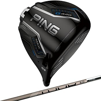 【中古】ピン G440 MAX ドライバー PING TOUR 2.0 CHROME 65 右利き用 ロフト角12度 FLEX-R