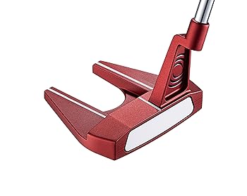 【中古】オデッセイ(ODYSSEY) 右用 パター TRI-BEAM RED #7 真っただ中立て坑 (マレットタイプ STROKE LAB 90立て坑(スチール写真) 34in) スチール写真 メ
