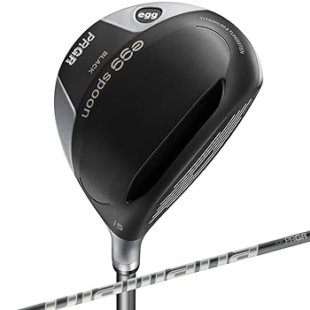 【中古】プロギア ゴルフ エッグ スプーン ブラック フェアウェイウッド オリジナル egg spoon BLACK専用シャフト ロフト角13.5度/S｜AJIMURA-SHOP
