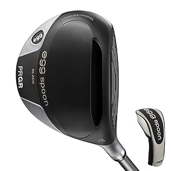 【中古】プロギア ゴルフ エッグ スプーン ブラック フェアウェイウッド オリジナル egg spoon BLACK専用シャフト ロフト角15度/SR|AJIMURA-SHOP