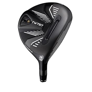 【中古】【未使用】本間ゴルフ フェアウェイウッド T//WORLD TW757 FW VIZARD FOR TW757 ロフト角:18° 番手:FW#5 フレックス:S ブラック|AJIMURA-SHOP