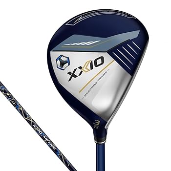 【中古】DUNLOP(ダンロップ) フェアウェイウッド XXIO ゼクシオ サーティーン MP1300 シャフト カーボン メンズ 右 ネイビー ロフト角: 15度 番手#: 3 フ