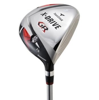 【中古】ブリヂストン ゴルフ ツアーステージ X-ドライブ X-DRIVE GR フェアウェイウッド ツアーAD B10-03w カーボンシャフト #5/R