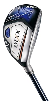 【中古】DUNLOP(ダンロップ) ユーティリティ XXIO X ゼクシオ テン ハイブリッド MP1000 シャフト カーボン メンズ 右 ネイビー ロフト角:18度 番手:H3