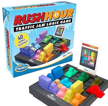 【中古】【未当て嵌める】シンク気違い (ThinkFun) 混雑時 (Rush Hour) [定め事インポート品] 考えもの力くらべ