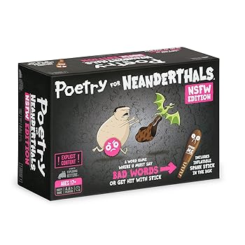 【中古】Exploding Kittens Poetry for Neanderthals NSFW Edition Card Games for Adults \u0026 Teens- Fun Party Games