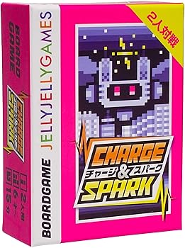 【中古】JELLYJELLYGAMES チャージ＆スパーク 攻防同時の心理戦、10分間の緊張感 2人用 対戦ゲーム