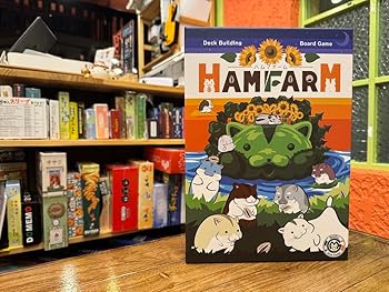 【中古】HAM-FARM -ハムファーム-（ゲーム盤力くらべ/1-4人用/45?75分）ハムスターが主題メロディの甲板打ち立てる力くらべ！ MARU. Game Design