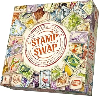 【中古】アークライト スタンプ・スワップ (1-5人用 20-60分 14才以上向け) ボードゲーム｜AJIMURA-SHOP
