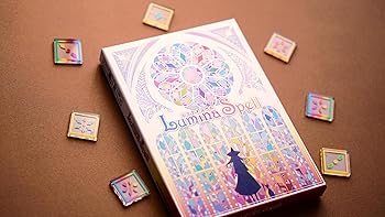 【中古】ルミナスペル ステンドグラス パズル PhantomLab Lumina Spell スライドパズルｘセットコレクション 2-4人用 ボードゲーム 2人 カップル