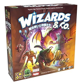 【中古】余暇活動ジャパン 魔法つかいと仲魔たち 日本語版 (2-4人用 30-60分 14才以上向け) ゲーム盤競り合い