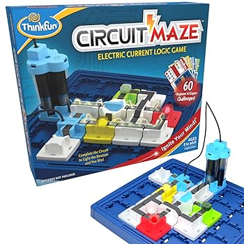 【中古】【未当てはめる】Thinkfun Circuit Maze - Electric Current Logic Game