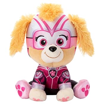 【中古】タカラトミーアーツ(TAKARATOMY A.R.T.S) パウパトロール THE MIGHTY MOVIE ぬいぐるみS スカイver. ぬいぐるみ高さ約17cm