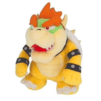 【中古】【未使用】三英貿易(Sanei Boeki) スーパーマリオ ALL STAR COLLECTION クッパ (S) W18×D24×H26cm ぬいぐるみ AC10