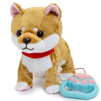【中古】【未使用】マザーガーデン とことこ おさんぽ 柴犬ちゃん 茶 〔 動くぬいぐるみ 犬 電子ペット 〕 361-27935