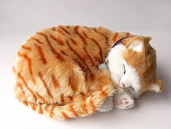 【中古】【未使用】ニニアンドキノ パーフェクトペット (小サイズ) 茶トラ猫 ぬいぐるみ 猫 ねこ ネコ リアル 本物 そっくり 雑貨 動物 アニマル 癒し 動く プレゼ