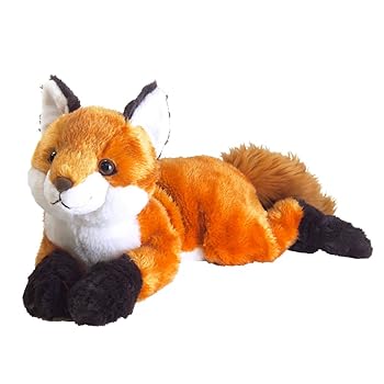 【中古】サンレモン ひざきつね ぬいぐるみ M大きさ P-3802