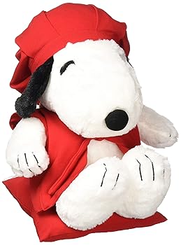 【中古】【未使用】【ぬいぐるみ付き! 】★還暦祝いに! 赤いちゃんちゃんこ&帽子・スヌーピーセット(大)*kanreki-dollset-snoopy-s