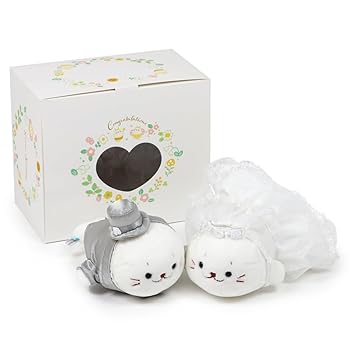 【中古】【未使用】しろたん ウェディング マスコット セット《箱付き》結婚式 ブライダル ウエルカムドール 361-18532