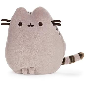 【中古】GUND プシーン 愛玩動物 身のこなし ぬいぐるみ 毛の荒物 猫 薄墨色 6in