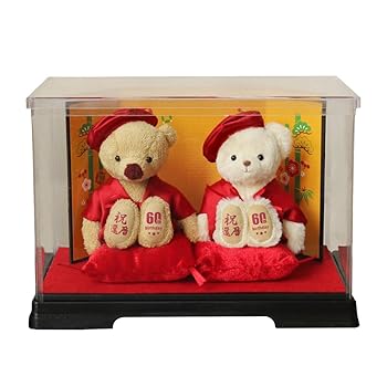 【中古】【未使用】【プティルウ】 還暦 夫婦 ベア 12cm 小 サイズ (ノーマル)