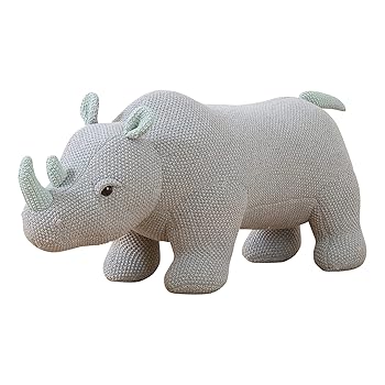 【中古】関調度品(Sekikagu) ぬいぐるみ 腰かけ 毛の荒物 犀 耐荷重80kg 綿織物編み 点火装置薄墨色 スプーンミー 332586