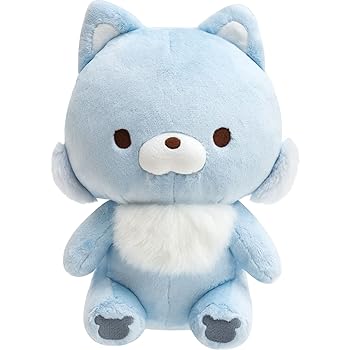 【中古】リラックマ チャイロイコグマのぎゅーっとぬいぐるみ ぬいぐるみ M アオイコオオカミ MF22101