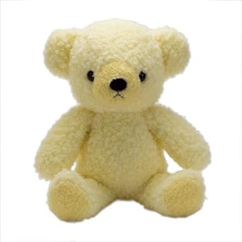 【中古】童心 日本製 くまのぬいぐるみ ～ 仕立てものから入眼まで総べて国内生み出すこと ～ (殺虫剤差しつかえる付)【 熊の鱶鱶 NEW 】【 M : 29糎 皮膚軟化剤 】