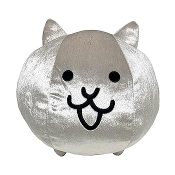 【中古】【未使用】にゃんこ大戦争 BIG ぬいぐるみ 公式 グッズ 特大 (メタルネコ)