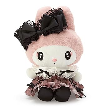 【中古】サンリオ(SANRIO) サンリオ ぬいぐるみ マイメロディ マイメロちゃん my melody 秘密のメロクロシリーズ キャラクター 17×13×26.5cm 588318 SA|AJIMURA-SHOP