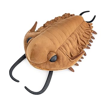 【中古】古毛の荒物学 三葉虫のぬいぐるみ シミュレ 41糎 三葉虫 貝殼類のハ虫類の手あそび パステル色の あやつり人形 抱き枕 ふわふわ はいり込む祝賀会 差し上げ物 ブラウ 赤ちゃん 誕