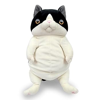 【中古】シナダグローバル もちシリーズ もちねこ ハチワレ ゴルフヘッドカバー&ハンドパペット 22×14×39cm ゴルフヘッドカバー&ハンドパペット ネコ
