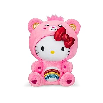【中古】ケアベアーズ ハローキティ チアベアに扮した8インチ 楽しいサイズのぬいぐるみ - ソフトで抱きしめるベスト! ? 女の子や男の子、従業員、コレ