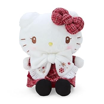 【中古】【未使用】サンリオ(SANRIO) ハローキティ ぬいぐるみ(冬のおめかし) 474061