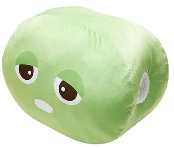 【中古】【未当て嵌める】MORIPiLO 抱き枕 ガチャピンムック ガチャピン (ハグミークッション) 肌にやさしいふわモチ肌ざわり グッズ ぬいぐるみ 睡眠時間枕 38x25x26糎 緑であること