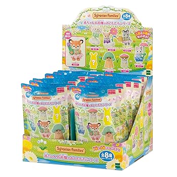 【中古】【未使用】シルバニアファミリー 人形 赤ちゃんコレクション 【 赤ちゃんお花畑のおともだちシリーズ- 16個入Box 】 BB-12 STマーク認証 3歳以上 おもちゃ