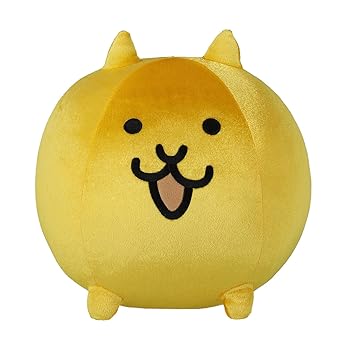 【中古】にゃんこ大商店オリジナル ぬいぐるみM 金ネコ にゃんこ大戦争
