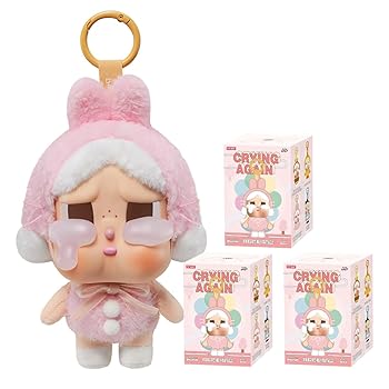 【中古】【未使用】POP MART CRYBABY Crying Again シリーズ フェイスぬいぐるみ【1ピース】 ポップマート ガチャガチャ ブラインド ボックス フィギュア プラモデ