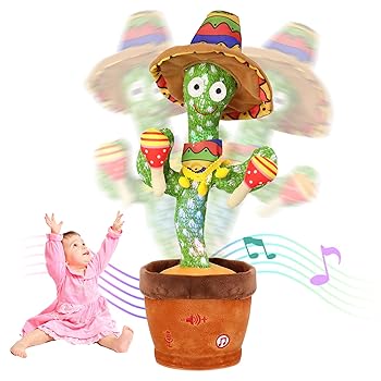 【中古】MIAODAM 動くおもちゃ 踊る動く喋るおもちゃ 誕生日プレゼント 歌うダンシングサボテン 子供の日 クリスマス スキット 新年飾り 真似するもの ま