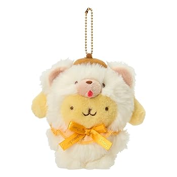 【中古】サンリオ(SANRIO) マスコット保持者（ふわもさお人形さん） ポムポムプリン 549860
