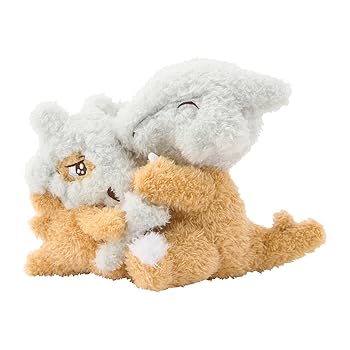 【中古】【未当て嵌める】ポケモンセンターオリジナル ぶるぶる…むぎゅ！ぬいぐるみ なきべそカラカラ\u0026ガラガラ