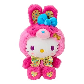 【中古】【未当て嵌める】サンリオ(SANRIO) ぬいぐるみ（スプリングラビット） 月暈キティ お人形さん 301922