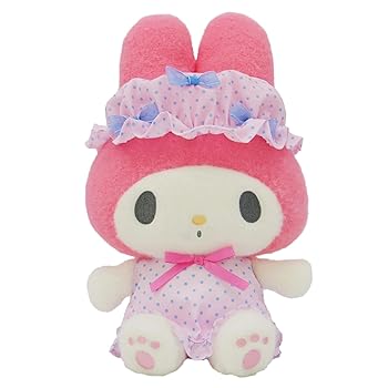 【中古】ナカジマコーポレーション(Nakajima Corporation) サンリオキャラクターズ ナイトキャップリボン マイメロディ ぬいぐるみ S 213822-25 H25.5×W
