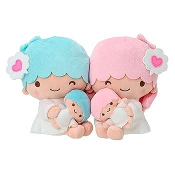 【中古】サンリオ(SANRIO) ぬいぐるみ（キャラクター大賞第4弾 アイラブミーシリーズ Part2） リトルツインスターズ キキ ララ ポリエステル 対象年齢3才｜AJIMURA-SHOP