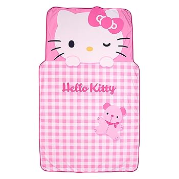 【中古】サンリオ(SANRIO) おひるねケット ハローキティ 表面:ポリエステル100%・裏面:ナイロン100% 接触冷感生地 ひざ掛け 428761