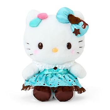 【中古】サンリオ(SANRIO) ぬいぐるみ（チョコレートペパーミント） 月暈キティ ポリエステル 客体馬齢3才以上 060887